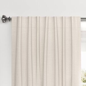 Open Box - Threshold - 1pc 50"x63" Blackout Velvet Window Curtain Panel C Cream